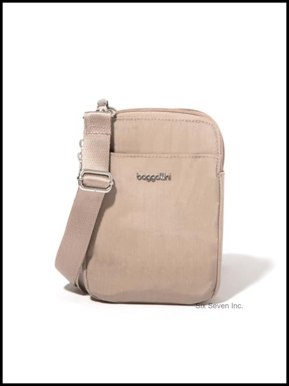 Baggallini Modern Take Two RFID Crossbody Nylon Water-Repellent Travel Purse